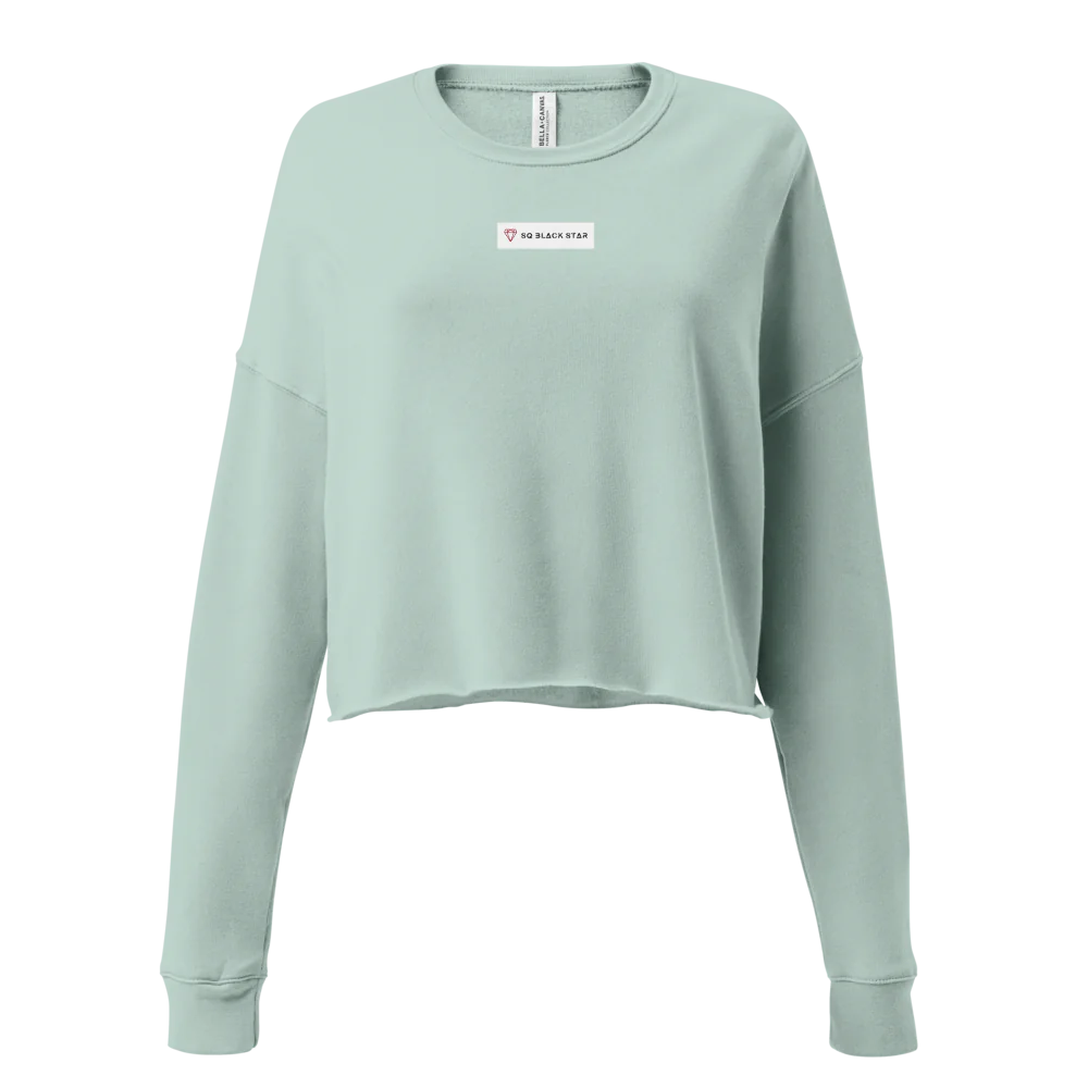 SQ BlackStar | Women's Cropped Sweatshirt