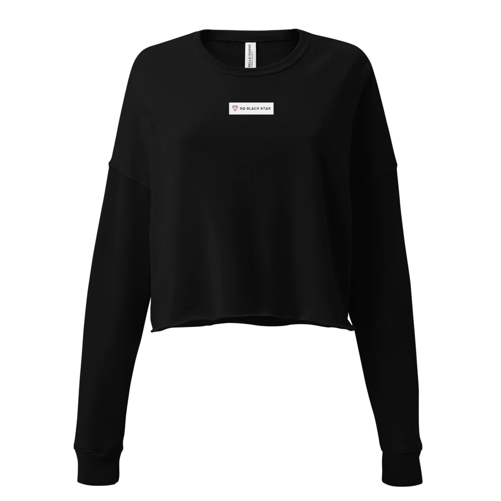 SQ BlackStar | Women's Cropped Sweatshirt
